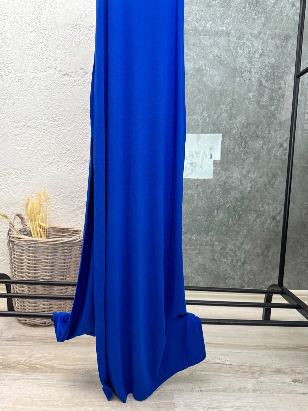 Vestido largo azul
