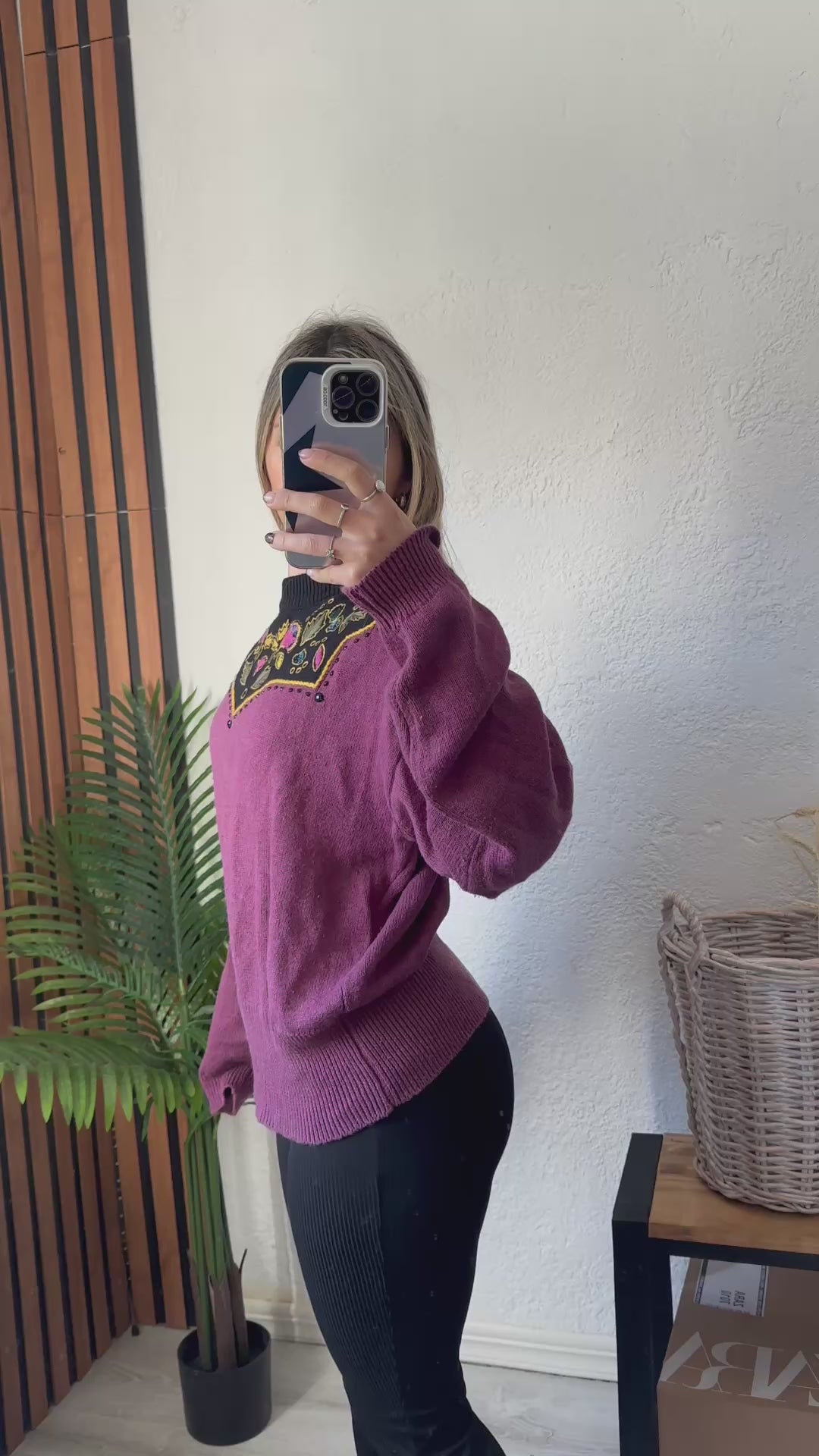 Buzo violeta talle S/M