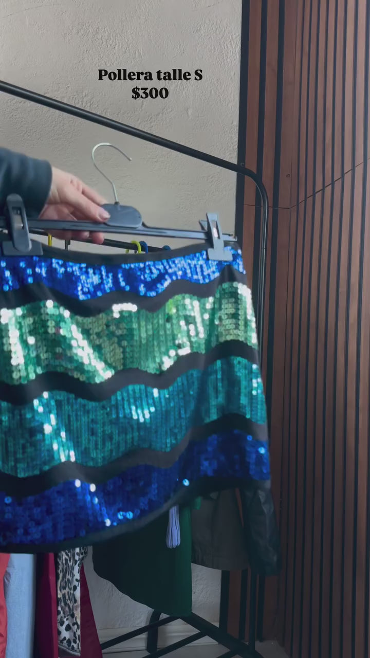 Pollera de lentejuelas Forever 21